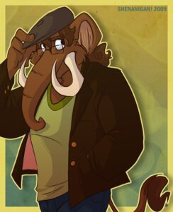 Rating: Safe Score: 0 Tags: 2009 4_fingers anthro beret biped black_eyes border brown_body brown_hair brown_skin cel_shading clothed clothing e621 elephantid eyewear fingers fully_clothed glasses hair half-length_portrait hand_in_pocket hat headgear headwear holding_clothing holding_hat holding_headgear holding_headwear holding_object horn jacket looking_aside male mammal mammoth outline outside_border pince-nez pockets portrait prehistoric_species proboscidean proboscis_(anatomy) shaded shenanigan shirt solo standing tail tail_tuft toony topwear trunk_(anatomy) tuft tusks User: bunchy7s Rating: Safe Score: 0 Tags: 2009 4_fingers anthro beret biped black_eyes border brown_body brown_hair brown_skin cel_shading clothed clothing e621 elephantid eyewear fingers fully_clothed glasses hair half-length_portrait hand_in_pocket hat headgear headwear holding_clothing holding_hat holding_headgear holding_headwear holding_object horn jacket looking_aside male mammal mammoth outline outside_border pince-nez pockets portrait prehistoric_species proboscidean proboscis_(anatomy) shaded shenanigan shirt solo standing tail tail_tuft toony topwear trunk_(anatomy) tuft tusks User: bunchy7s