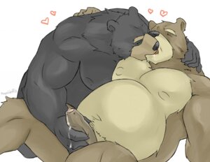 Rating: Explicit Score: 0 Tags: 2016 american_black_bear anthro bear belly biceps black_bear black_nose bodily_fluids broad_shoulders brown_body brown_fur cum dripping duo e621 erection eyes_closed foreskin fur genital_fluids genitals green_eyes handjob heart_symbol hug humanoid_genitalia humanoid_penis kissing leaking male male/male mammal megawaffle musclegut muscular muscular_male nude overweight pecs penile penis precum saliva sex slightly_chubby tongue ursine waffle_(megawaffle) User: bunchy7s