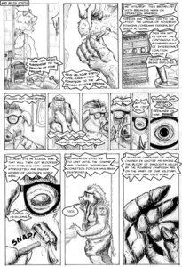 Rating: Questionable Score: 0 Tags: anthro black_and_white blood bodily_fluids comic domestic_pig e621 electronics english_text eyewear glasses male mammal monochrome mulefoot radio razor shaving slop solo suid suine sus_(pig) tattoo text tools wild_boar User: bunchy7s