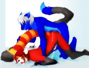 Rating: Explicit Score: 0 Tags: ailurid all_fours anal anal_penetration anthro anthro_on_anthro ass_up blush bodily_fluids butt cum cum_in_ass cum_inside cum_on_butt cum_while_penetrated digital_media_(artwork) doggystyle duo e621 erection eyes_closed fluffy fluffy_tail from_behind_position genital_fluids genitals grey_hair hair humanoid_genitalia humanoid_penis male male/male male_penetrated male_penetrating male_penetrating_male mammal nude penetration penis purple_eyes red_hair red_panda seth-iova sex simple_background tail white_background User: bunchy7s