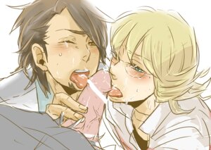 Rating: Explicit Score: 0 Tags: aqua_eyes barnaby_brooks_jr. blonde_hair brown_eyes brown_hair cum cum_in_mouth cum_on_glasses fellatio goatee group_sex hair kotetsu_t._kaburagi licking male oral penis rule34 threesome tiger_and_bunny tongue yaoi User: bunchy7s