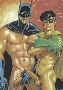 Rating: Explicit Score: 0 Tags: 2boys abs age_difference balls batman batman_(bruce_wayne) batman_(series) black_hair bruce_wayne cape cowl dc dc_comics dick_grayson domino_mask erect_nipples erection gay gloves hand_on_penis holding_penis human human_only imminent_sex large_penis looking_at_viewer male male_only multiple_boys multiple_males multiple_penises muscles muscular muscular_male nipples nude pecs penis penis_grab penis_size_difference pubic_hair robin_(dc) robin_(dick_grayson) rule34 six_pack size_difference smirk smirking undressing yaoi User: bunchy7s