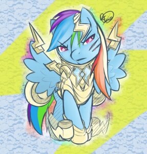 Rating: Safe Score: 0 Tags: armor blue_body blue_feathers blue_fur e621 equid equine feathered_wings feathers female feral florecentmoo friendship_is_magic fur hair hasbro mammal multicolored_hair my_little_pony mythological_creature mythological_equine mythology pegasus quadruped rainbow_dash_(mlp) rainbow_hair simple_background solo tail toony wings User: bunchy7s