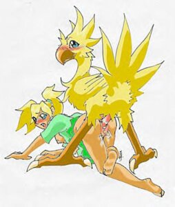 Rating: Explicit Score: 0 Tags: 1boy 1girls avian bird blonde_hair chocobo female female_on_feral feral feral_on_female final_fantasy human human_on_feral male pigtails rule34 tagme zoophilia User: bunchy7s