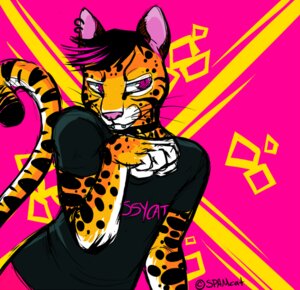 Rating: Safe Score: 0 Tags: 2012 anthro black_hair collar e621 felid feline femboy fur hair leopardus male mammal ocelot orange_body orange_fur pink_eyes solo spamcat tail User: bunchy7s Rating: Safe Score: 0 Tags: 2012 anthro black_hair collar e621 felid feline femboy fur hair leopardus male mammal ocelot orange_body orange_fur pink_eyes solo spamcat tail User: bunchy7s