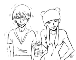 Rating: Explicit Score: 0 Tags: 1boy 1girls artist_request asian asian_female asian_male avatar_the_last_airbender breasts burn_scar clothing female fire_nation food holding_back_laughter human mai_(avatar) male rule34 scar shaking small_breasts smiling straight_hair tagme tearing_up what what_is_happening zuko User: bunchy7s