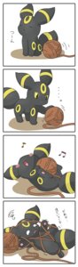 Rating: Safe Score: 0 Tags: 2011 ambiguous_gender ball black_body black_fur blush bodily_fluids comic e621 eeveelution feral fur generation_2_pokemon hi_res japanese_text markings nintendo paws pokemon pokemon_(species) simple_background solo tears text translated umbreon wadorigi white_background yarn yellow_eyes yellow_markings young young_feral User: bunchy7s