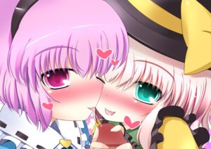 Rating: Explicit Score: 0 Tags: 1boy 2d 2girls blush burujawa censored close-up duo_handjob erect_penis erection face female green_eyes hairband handjob hat heart koishi_komeiji looking_at_viewer male multiple_females multiple_girls multiple_penises penis pink_eyes pink_hair pixiv_manga_sample rule34 saliva saliva_trail satori_komeiji short_hair siblings silver_hair sisters smile straight_hair tongue tongue_out touhou twin_handjob User: bunchy7s