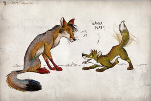 Rating: Safe Score: 0 Tags: 2009 age_difference ambiguous_gender canid canine culpeo_fox culpeofox denied duo e621 feral fox mammal playful red_fox side_view size_difference south_american_fox tail true_fox User: bunchy7s