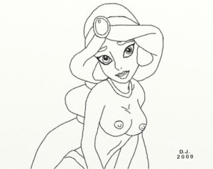 Rating: Explicit Score: 0 Tags: 1girls 2009 aladdin arabian arabian_clothes disney disney_princess djcousin female female_only harem_outfit human monochrome nipples princess_jasmine rule34 sketch solo User: bunchy7s