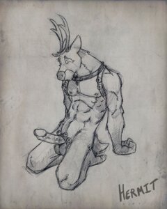 Rating: Explicit Score: 0 Tags: 4:5 abs anthro antlers arm_support balls bell biceps biped collar deer e621 erection eyes_closed genitals horn humanoid_genitalia humanoid_penis k-9 kneeling male mammal muscular muscular_anthro muscular_male nipples nude pecs penis sketch solo vein User: bunchy7s