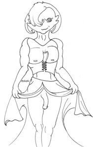 Rating: Explicit Score: 0 Tags: absurd_res bottomwear clothed clothing crossdressing e621 femboy gardevoir generation_3_pokemon genitals hi_res male mammal nintendo partially_clothed penis pokemon pokemon_(species) rsase simple_background skirt solo unknown_artist white_background User: bunchy7s