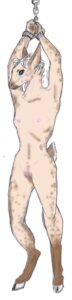 Rating: Explicit Score: 0 Tags: anthro bdsm bondage bound deer e621 female hooves mammal nude simple_background solo unknown_artist white_background User: bunchy7s