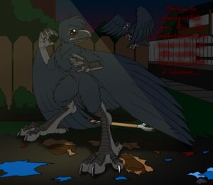 Rating: Safe Score: 0 Tags: 2012 4_toes 5_fingers ambiguous_gender anisodactyl anthro avian avian_feet beak bird black_body black_fur catmonkshiro claws corvid corvus_(genus) crow duo e621 english_text feathered_wings feathers feet feral fingers fur male oscine outside passerine red_eyes shovel text toe_claws toes tools transformation winged_arms wings User: bunchy7s Rating: Safe Score: 0 Tags: 2012 4_toes 5_fingers ambiguous_gender anisodactyl anthro avian avian_feet beak bird black_body black_fur catmonkshiro claws corvid corvus_(genus) crow duo e621 english_text feathered_wings feathers feet feral fingers fur male oscine outside passerine red_eyes shovel text toe_claws toes tools transformation winged_arms wings User: bunchy7s