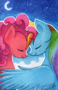 Rating: Safe Score: 0 Tags: 2011 blue_body blue_feathers blue_fur detailed_background duo e621 earth_pony equid equine feathered_wings feathers female feral friendship_is_magic fur hair hasbro horse mammal moon multicolored_hair my_little_pony mythological_creature mythological_equine mythology night outside pegasus pinkie_pie_(mlp) pony rainbow_dash_(mlp) rainbow_hair romantic romantic_ambiance romantic_couple silberhoernchen sky star starry_sky toony wings User: bunchy7s