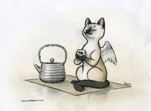 Rating: Safe Score: 0 Tags: :3 ambiguous_gender beverage domestic_cat e621 feathered_wings feathers felid feline felis feral food hi_res mammal robthedoodler solo tea whiskers wings User: bunchy7s