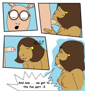 Rating: Explicit Score: 0 Tags: arthur_(series) arthur_read breasts comic cum cum_in_mouth cum_on_chin female francine_frensky rule34 tagme topless User: bunchy7s