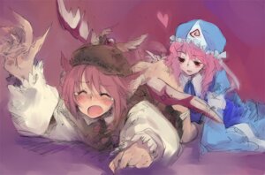 Rating: Explicit Score: 0 Tags: animal_ears female fingering hat heart ikuhana_niiro japanese_clothes kimono multiple_females mystia_lorelei panties pink_hair ribbon ribbons rule34 sketch tears touhou underwear wings yuri yuyuko_saigyouji User: bunchy7s