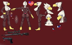 Rating: Explicit Score: 0 Tags: abs accipitrid accipitriform american_flag avian bald_eagle beak bird breasts claws desert_eagle e621 eagle feet female genitals gun handgun hi_res jacklyn_morgonel model_sheet multiple_poses non-mammal_breasts pistol pose ranged_weapon rifle rue_hawthorne sea_eagle side_view smaller_version_at_source sniper_rifle solo talons toes turnaround united_states_of_america vulva weapon User: bunchy7s