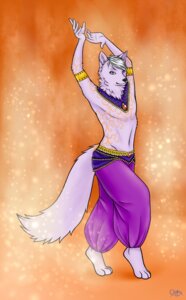 Rating: Safe Score: 0 Tags: anthro belly_dancer canid canine canis chiroina chyo e621 fog fur gem glistening gold_(metal) hair harem harem_outfit harem_pants hi_res jaiden_blackrose male mammal markings orange_markings shimmering smoke solo swirls wolf User: bunchy7s