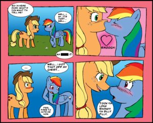 Rating: Questionable Score: 0 Tags: 2011 4_panel_comic applejack_(mlp) blonde_hair blue_body blue_feathers blue_fur blush clothing comic cowboy_hat cutie_mark demon-keychain dialogue duo e621 earth_pony english_text equid equine eye_contact feathered_wings feathers female female/female feral friendship_is_magic fur hair hasbro hat headgear headwear heart_symbol horse kiss_on_lips kissing looking_at_another mammal multicolored_hair my_little_pony mythological_creature mythological_equine mythology orange_body orange_fur pegasus pony quadruped rainbow_dash_(mlp) rainbow_hair shy smile smooch_(sound_effect) surprise_kiss tail text wings User: bunchy7s Rating: Questionable Score: 0 Tags: 2011 4_panel_comic applejack_(mlp) blonde_hair blue_body blue_feathers blue_fur blush clothing comic cowboy_hat cutie_mark demon-keychain dialogue duo e621 earth_pony english_text equid equine eye_contact feathered_wings feathers female female/female feral friendship_is_magic fur hair hasbro hat headgear headwear heart_symbol horse kiss_on_lips kissing looking_at_another mammal multicolored_hair my_little_pony mythological_creature mythological_equine mythology orange_body orange_fur pegasus pony quadruped rainbow_dash_(mlp) rainbow_hair shy smile smooch_(sound_effect) surprise_kiss tail text wings User: bunchy7s