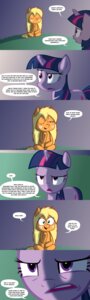 Rating: Safe Score: 0 Tags: 2012 absurd_res applejack_(mlp) ask_jappleack blonde_hair comic dialogue duo e621 earth_pony ellipsis english_text equid equine eyelashes eyes_closed featureless_hands female feral freckles friendship_is_magic fur green_eyes hair hasbro hi_res horn horse hotdiggedydemon linked_speech_bubble mammal meditation multicolored_hair my_little_pony mythological_creature mythological_equine mythology pony purple_body purple_eyes purple_fur purple_hair speech_bubble tail text tumblr twilight_sparkle_(mlp) two_tone_hair unicorn User: bunchy7s