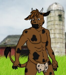 Rating: Questionable Score: 0 Tags: 5_fingers andromorph anthro bovid bovine bovine_teats bovine_udders brown_body brown_fur cattle day e621 fingers fur intersex mammal muscular muscular_andromorph muscular_anthro muscular_intersex navel nude outside sky solo tail tail_tuft teats tuft udders zoeyskunk User: bunchy7s