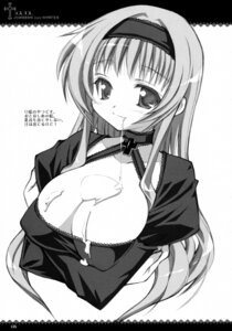Rating: Explicit Score: 0 Tags: breast_hold breasts cleavage cum erect_nipples female japanese_text monochrome nipples oshaban page_135 page_number rule34 sasahiro User: bunchy7s