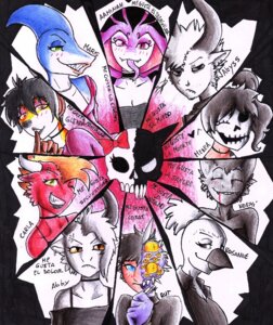 Rating: Safe Score: 0 Tags: aaminah_(parasitedeath) abby_(parasitedeath) abyss_(parasitedeath) anthro aquatic beak bone_frill carla_(parasitedeath) cobra colored_pencil_(artwork) dragon e621 female femboy fish forked_tongue frill_(anatomy) glenda_(parasitedeath) group horn long_tongue male maris_(parasitedeath) marker_(artwork) medea_(parasitedeath) mixed_media mohawk montage mythological_creature mythological_scalie mythology noemi_(parasitedeath) parasite parasitedeath pen_(artwork) purple_tongue reptile rosanne_(parasitedeath) ruth_(parasitedeath) scalie shark smile snake snake_hood split_personality split_screen tongue tongue_out traditional_media_(artwork) User: bunchy7s