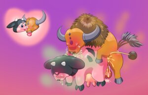 Rating: Explicit Score: 0 Tags: balls blush bodily_fluids bovid bovine bovine_teats bovine_udders colored_cum cum cum_inside drooling duo e621 female female_penetrated feral from_behind_position generation_1_pokemon generation_2_pokemon genital_fluids genitals horn male male/female male_penetrating male_penetrating_female mammal messy miltank nintendo penetration pokemon pokemon_(species) saggy_balls saliva sex tail tail_tuft tauros teats tongue tongue_out tuft udders unusual_bodily_fluids unusual_cum unusual_genital_fluids utsu_joutai yellow_cum User: bunchy7s
