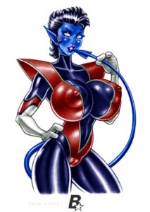 Rating: Explicit Score: 0 Tags: 1girls blitzart01 female female_only hair_on_head kurt_wagner marvel marvel_comics nightcrawler rinaldi rule34 rule_63 solo uncensored x-men User: bunchy7s