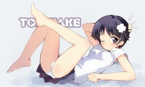 Rating: Questionable Score: 0 Tags: bandages barefoot black_eyes black_hair feet female konno_makoto lying pain panties pantyshot pantyshot_(lying) rule34 short_hair sikorsky skirt solo the_girl_who_leapt_through_time toki_wo_kakeru_shoujo underwear white_panties wink User: bunchy7s