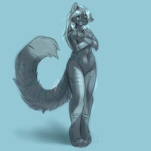 Rating: Questionable Score: 0 Tags: 1:1 2011 anthro covering covering_self domestic_cat e621 felid feline felis female mammal nude solo tail tassy_(artist) wide_hips User: bunchy7s