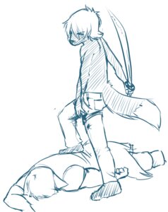 Rating: Safe Score: 0 Tags: 2012 aogami blood blue_and_white bodily_fluids canid canine canis duo e621 hair looking_at_viewer lying male mammal melee_weapon monochrome narrow_hips on_front simple_background sword tail thin_calves thin_legs thin_thighs weapon white_background wolf User: bunchy7s Rating: Safe Score: 0 Tags: 2012 aogami blood blue_and_white bodily_fluids canid canine canis duo e621 hair looking_at_viewer lying male mammal melee_weapon monochrome narrow_hips on_front simple_background sword tail thin_calves thin_legs thin_thighs weapon white_background wolf User: bunchy7s