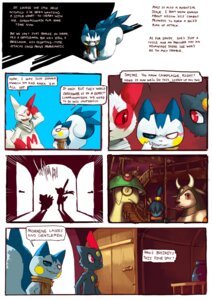 Rating: Safe Score: 0 Tags: blue_eyes bovid bovine breloom claws colored comic deino dialogue dmitri_(pmd-e) duo e621 elemental_creature english_text eyes_closed facial_markings female fungi_fauna fungus generation_2_pokemon generation_3_pokemon generation_4_pokemon generation_5_pokemon group head_markings hi_res male malt_(pmd-e) mammal markings miltank multiple_scenes mustelid nintendo pachirisu pmd-explorers pokemon pokemon_(species) red_eyes red_markings rodent rowanhardt sandy_(pmd-e) scar sciurid sheer_(artist) shroomsworth smile sneasel solo sundance_(sheer) text trio young zangoose User: bunchy7s