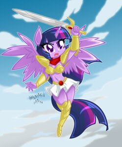 Rating: Safe Score: 0 Tags: 2014 absurd_res anthro anthrofied armor boots bottomwear breasts cleavage clothed clothing cloud crossover danmakuman digital_drawing_(artwork) digital_media_(artwork) e621 equid equine feathered_wings feathers female flying footwear friendship_is_magic fur gauntlets gloves hair handwear hasbro hi_res holding_melee_weapon holding_object holding_sword holding_weapon horn mammal melee_weapon multicolored_hair my_little_pony mythological_creature mythological_equine mythology navel outside purple_body purple_eyes purple_feathers purple_fur purple_hair shoes skirt sky skyscape solo sword twilight_sparkle_(mlp) two_tone_hair unconvincing_armor valis_(series) weapon winged_unicorn winged_unicorn_humanoid wings User: bunchy7s