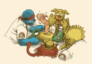 Rating: Safe Score: 0 Tags: alien_(franchise) amphibian chestburster e621 eric_fan frog group human kermit_the_frog male mammal muppets parody simple_background white_background User: bunchy7s