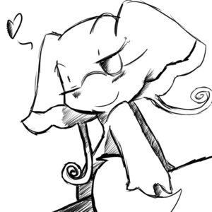 Rating: Questionable Score: 0 Tags: 1:1 audino black_and_white blush e621 female first_person_view flirting generation_5_pokemon heart_symbol looking_at_viewer monochrome nintendo one_eye_closed pokemon pokemon_(species) pooj solo tail wink User: bunchy7s