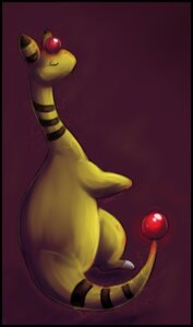 Rating: Safe Score: 0 Tags: 2010 ambiguous_gender ampharos e621 electricity eyes_closed generation_2_pokemon glowing kaceymeg nintendo pokemon pokemon_(species) solo tail yellow_body yellow_skin User: bunchy7s