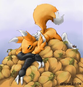 Rating: Safe Score: 0 Tags: 2004 3_fingers alternate_color ambiguous_gender anthro armwear bandai_namco biped black_sclera blue_eyes canid canine clothing digimon digimon_(species) digitigrade e621 elbow_gloves fingerless_gloves fingers food fruit fur gloves handwear lying mammal mostly_nude multicolored_body multicolored_fur on_front orange_body orange_fur plant pumpkin renamon seductive snoot_(artist) solo tail two_tone_body two_tone_fur two_tone_tail white_body white_fur white_tail yellow_body yellow_fur yellow_tail User: bunchy7s