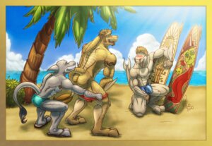 Rating: Explicit Score: 0 Tags: 2010 anime_nosebleed anthro aquatic assisted_exposure beach blood blush bodily_fluids bone bulge butt clothed clothing cloud d6 detailed_background detailed_bulge dice e621 fin fish footwear genital_outline great_white_shark group mackerel_shark male male/male muscular nosebleed omegaro outside pantsing penis_outline public sand sand_shark sand_tiger_shark sandals sea seaside shark shoes skull sky speedo surfboard swimwear tail vehicle water watercraft white_shark zeak_(omegaro) User: bunchy7s