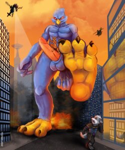 Rating: Explicit Score: 0 Tags: 2012 3_toes 5:6 anthro avian balls beak bird blue_body blue_feathers canid canine canis claws dipstick_tail e621 erection extreme_size_difference falco_lombardi feathers feet fire fox fox_mccloud genitals group hi_res hindpaw macro male male/male mammal markings nintendo nude paws penis size_difference soles star_fox stomping tail tail_markings talons tazara toe_claws toes wolf wolf_o'donnell User: bunchy7s