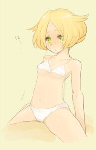 Rating: Questionable Score: 0 Tags: bianca_(pokemon) blonde_hair blush bra female green_eyes lingerie morishige nintendo panties pokemon pokemon_bw rule34 sweat underwear User: bunchy7s