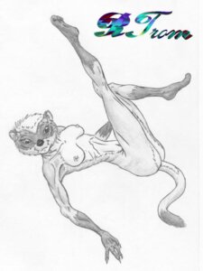 Rating: Questionable Score: 0 Tags: 3:4 4_fingers anthro biped breasts claws dipstick_tail e621 feet female fingers fur gloves_(marking) leg_markings legs_up looking_aside looking_at_viewer markings multicolored_tail nipples nude pose robert_ranstrom side_view smile socks_(marking) solo tail tail_markings User: bunchy7s