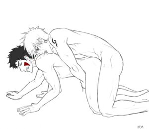 Rating: Explicit Score: 0 Tags: 2boys age_difference anal biting cum doggy_style gay handjob hatake_kakashi inuzuka_kiba male male_only monochrome naruto naruto_(series) nude penis rule34 sex straight_hair student white_background yaoi yaoiismy User: bunchy7s