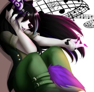 Rating: Safe Score: 0 Tags: 2013 anthro biped black_hair bottomwear canid canine clothed clothing digital_media_(artwork) e621 electronics eyes_closed female front_view fully_clothed fur hair headphones jacket listening_to_music mammal multicolored_hair music musical_note musical_symbol open_mouth pants pink_body pink_fur pink_hair portrait purple_body purple_fur purple_hair shirt simple_background sitting snap snapping_fingers solo symbol tail three-quarter_portrait tongue topwear two_tone_hair white_background wolflady User: bunchy7s