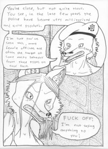 Rating: Questionable Score: 0 Tags: anthro black_and_white canid canine clothed clothing comic dialogue duo e621 english_text female fox hi_res male mammal monochrome pen_(artwork) text traditional_media_(artwork) triadfox User: bunchy7s Rating: Questionable Score: 0 Tags: anthro black_and_white canid canine clothed clothing comic dialogue duo e621 english_text female fox hi_res male mammal monochrome pen_(artwork) text traditional_media_(artwork) triadfox User: bunchy7s