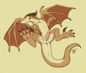 Rating: Explicit Score: 0 Tags: animal_genitalia anus brown_body brown_claws brown_horn brown_markings brown_membrane brown_skin claws countershade_face countershade_legs countershade_tail countershade_torso countershading deezmo digital_media_(artwork) digitigrade dragon drakkor e621 erection european_mythology feral front_view full-length_portrait genital_slit genitals green_eyes horn looking_at_viewer lying male markings membrane_(anatomy) membranous_wings mythological_creature mythological_scalie mythology nude on_back penis portrait pose scalie simple_background solo spikes spread_legs spreading tail tan_body tan_countershading western_dragon wings User: bunchy7s