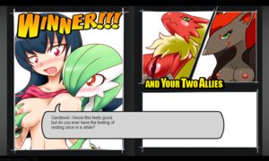 Rating: Explicit Score: 0 Tags: artist_request blaziken blush breasts edited fake_screenshot female female_gardevoir female_only female_pokemon flat_chest gardevoir human marvel_vs._capcom marvel_vs._capcom_3 multiple_females multiple_girls nintendo parody pokemon pokemon_(species) pokemon_rse pokephilia rule34 sabrina_(pokemon) sabrina_(pokemon_hgss) smile yuri zoroark User: bunchy7s
