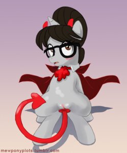Rating: Explicit Score: 0 Tags: 2013 anal anal_penetration black_hair blush brown_eyes brown_hair buttplug buttplug_tail cape clothing crouching e621 english_text equid equine eyewear fake_tail female feral friendship_is_magic fur genitals glasses gradient_background grey_body grey_fur hair hair_bun hasbro horn mammal mewpan my_little_pony mythological_creature mythological_equine mythology penetration plug_(sex_toy) presenting raven_inkwell_(mlp) sex_toy simple_background solo spade_tail tail text unicorn url vulva User: bunchy7s
